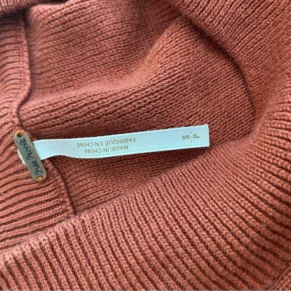 Free People Stripe Sweater Oversized Size Small - Picture 6 of 6